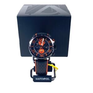 Invicta Racing Vector Chronograph Watch Mens 44mm Model 49369 Orange Black NEW